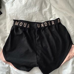 Underarmor black/pink shorts